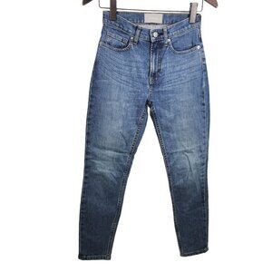 Everlane Jeans Womens Size 25 High Rise Ankle Blue Denim
